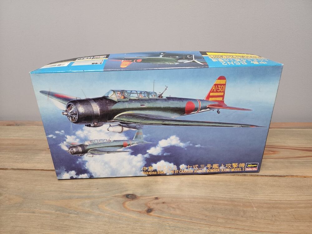 Attack Bomber Kate Pearl Harbor B5N2 Type 97 Model 1 1:48 by Hasegawa. JT76 NEW